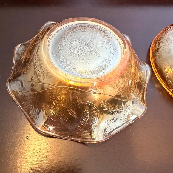 1950s Jeannette Glass Company Floragold dishes - Picture 4 of 5